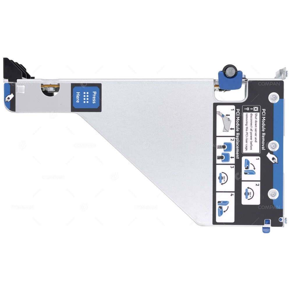 875060-001 HP RISER CARD S-36 2SLOT X16 PCI-E WITH CAGE FOR PROLIANT DL380 G10